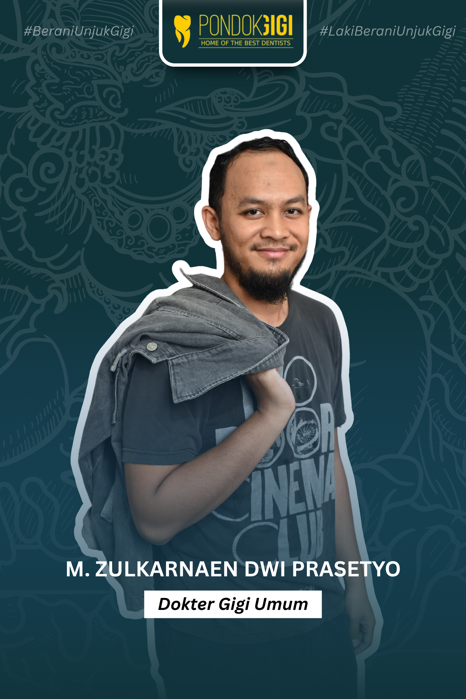 Dokter gigi Pondok Gigi sedang memeriksa pasien dengan ramah di ruang praktik modern dan nyaman.