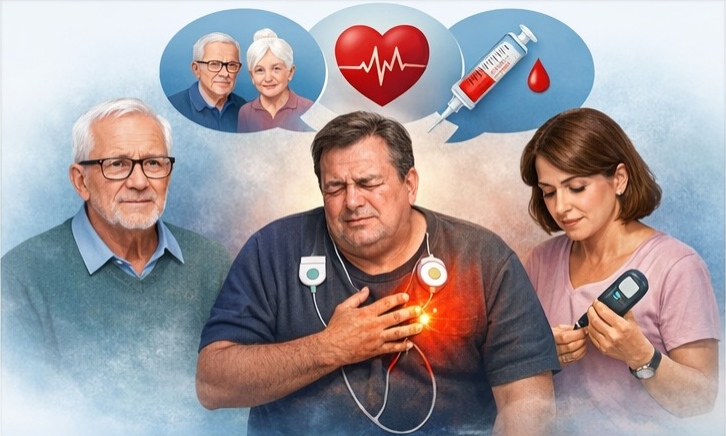 Ilustrasi kelompok berisiko tinggi seperti lansia , penderita penyakit jantung, dan pasien dengan daya tahan tubuh lemah yang rentan mengalami komplikasi jantung akibat infeksi gigi